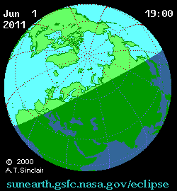 Солнечное затмение 02-06-2011 01:17:18 в Астрахани