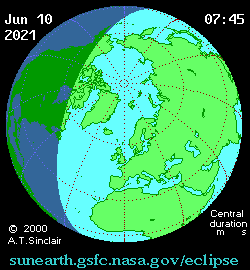 Солнечное затмение 10-06-2021 20:43:07 в Владивостоке