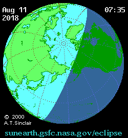 Солнечное затмение 11-08-2018 19:47:28 в Владивостоке