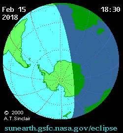 Солнечное затмение 16-02-2018 01:52:33 в Перми
