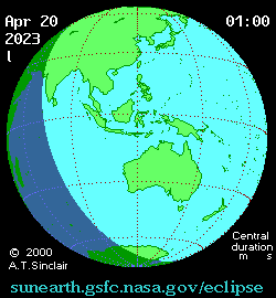 Солнечное затмение 20-04-2023 09:17:56 в Оренбурге