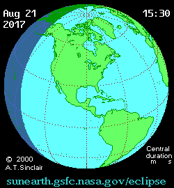 Солнечное затмение 21-08-2017 21:26:40 в Калуге