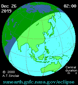Солнечное затмение 26-12-2019 08:18:53 в Мурманске