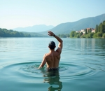 Переплыть реку