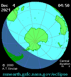 Солнечное затмение 04.12.2021 10:34:38 в Краснодаре