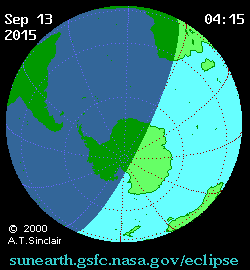 Солнечное затмение 13.09.2015 13:55:19 в Красноярске