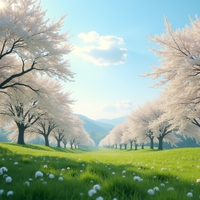 Деревья в цвету