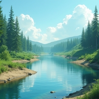 Река
