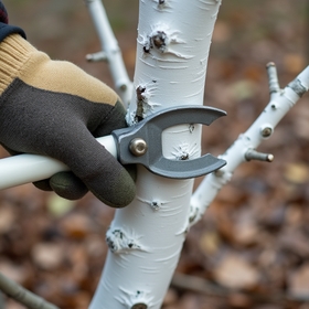 Побелка деревьев