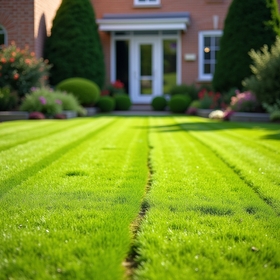 Посадка газона